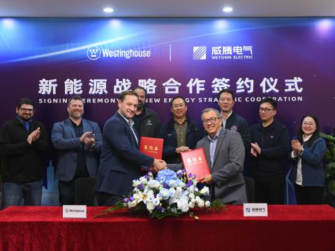 pp电子电气与西屋电气正式告竣全球新能源战略相助